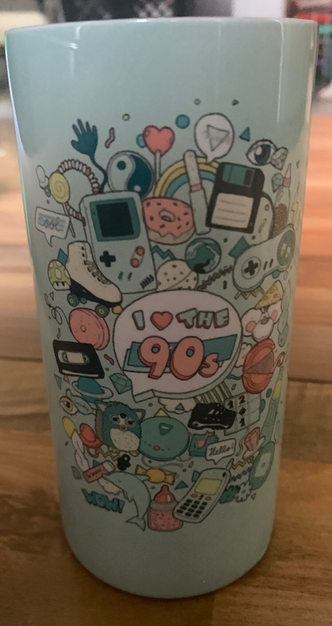 I Heart the 90’s Tumbler. Classic 90s Paper Cup Design. 16oz. Stainless ...