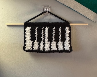 Piano Crochet Wall Hanging
