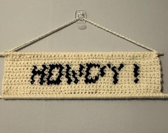 Howdy Tapestry Crochet