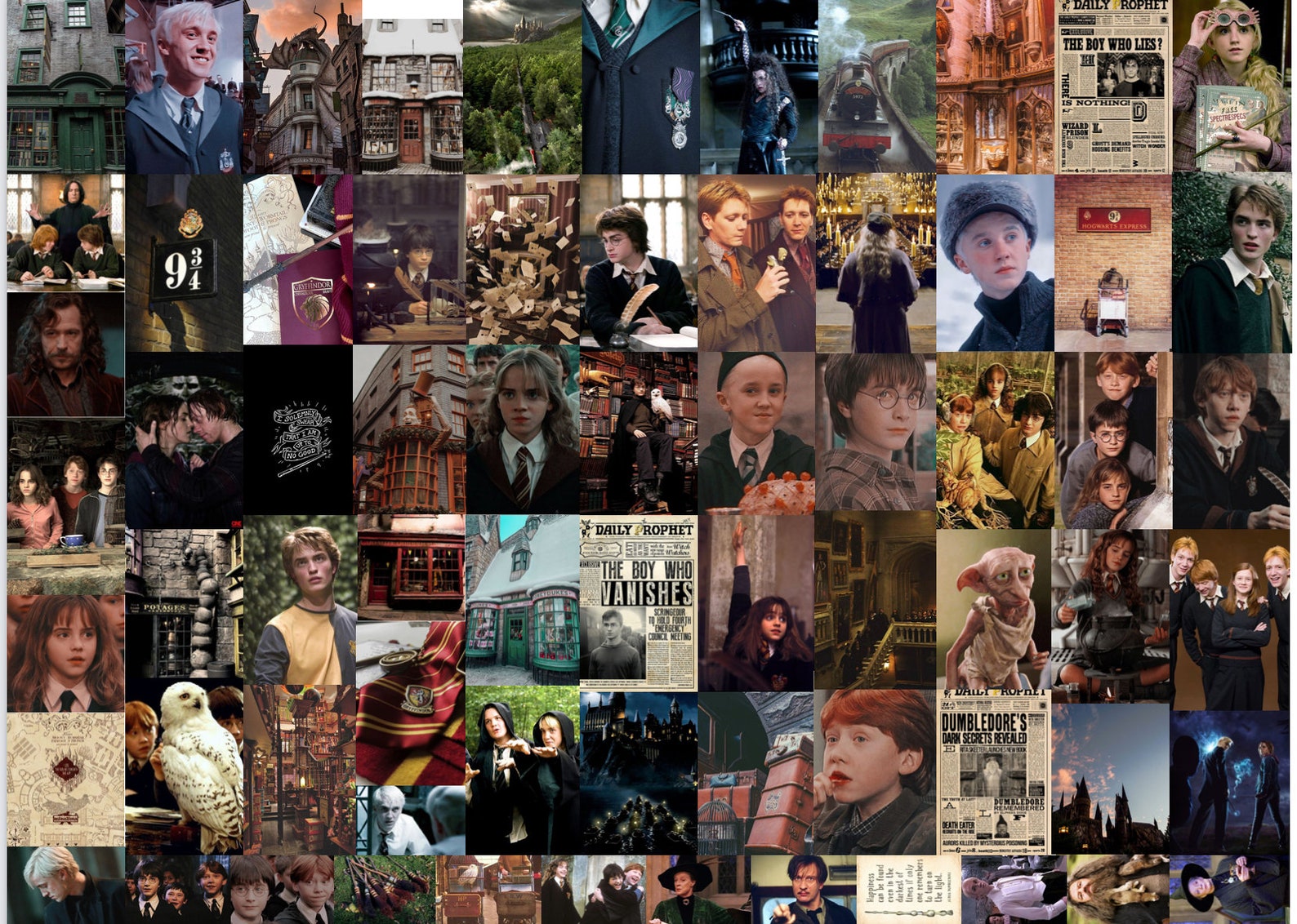 Harry Potter Wall Collage Harry Potter Aesthetic Harr vrogue.co