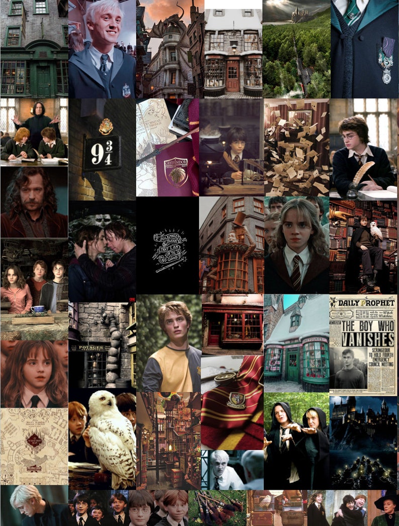 Harry Potter Aesthetic Photo Wall Collage Kit 70 PCS Etsy