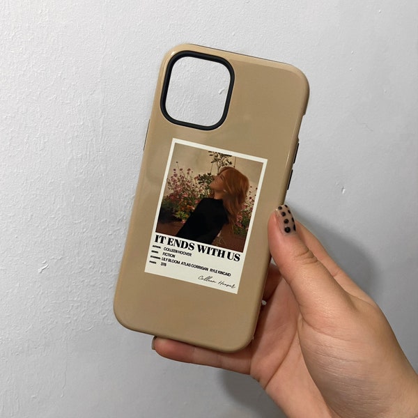 Booktok Book Poster Polaroid Style Phone Case - Colleen Hoover