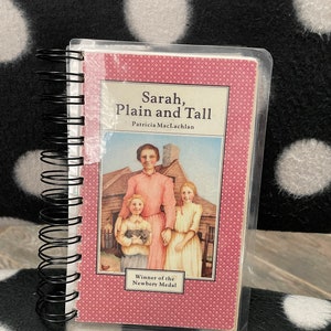 Libreta infantil vintage reciclada con encuadernación de alambre - Sarah, simple y alta *¿Buscas un regalo nostálgico único?*
