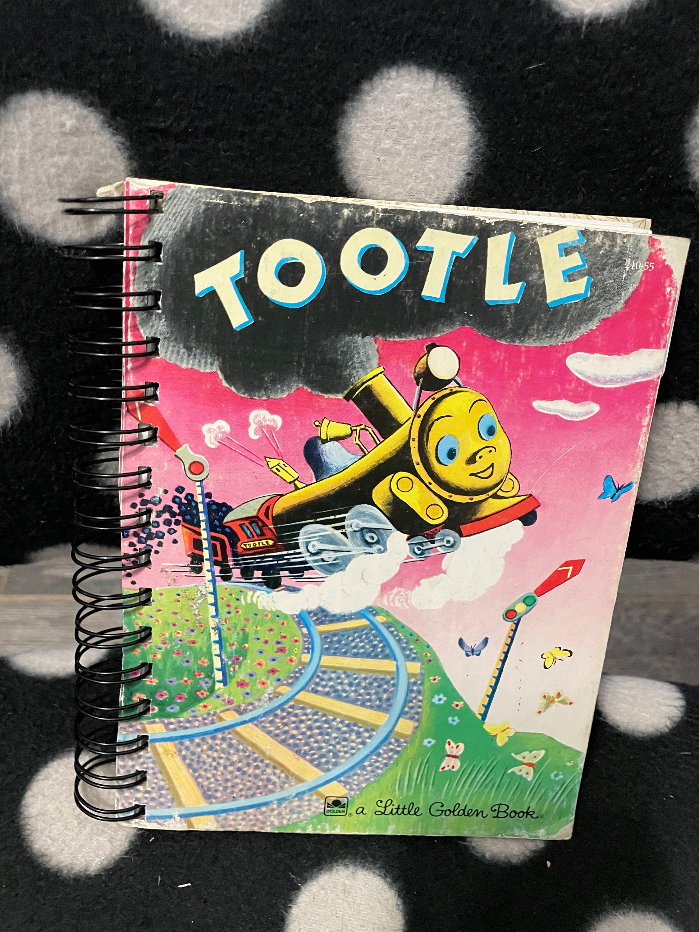 Upcycled Vintage Childrens' Book Wire Bound Notebook-little Golden Book ...