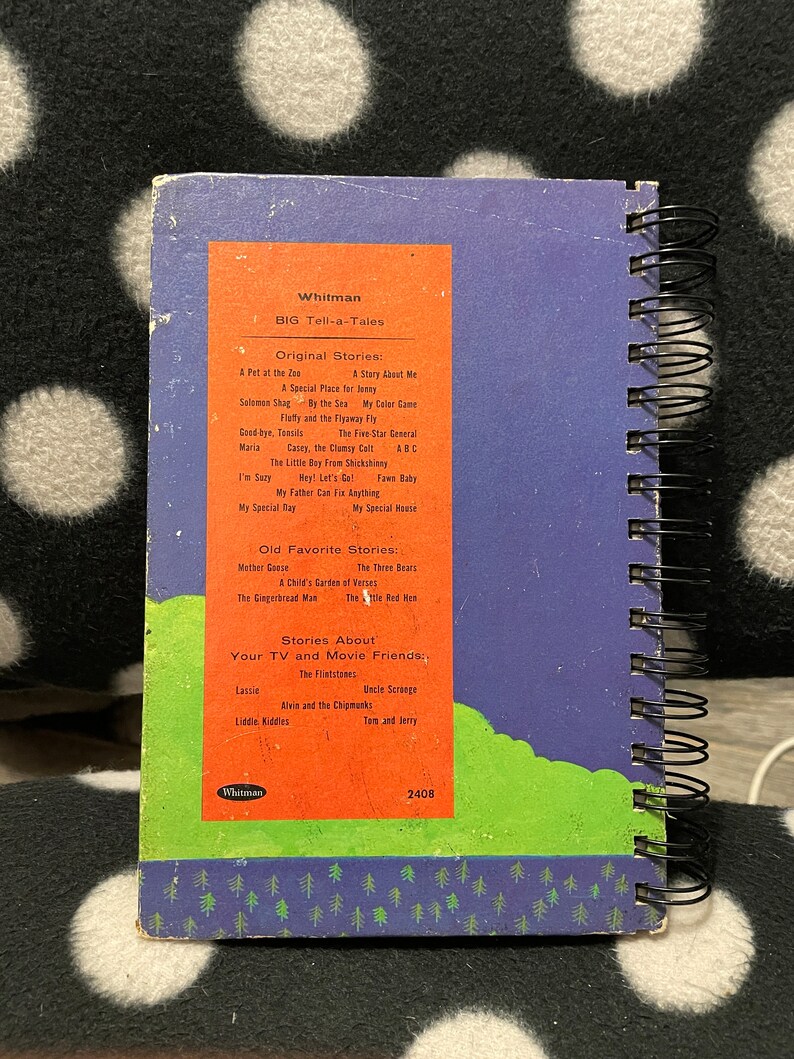 Upcycled Vintage Childrens' Book Wire Bound Notebook-paul Bunyan and ...