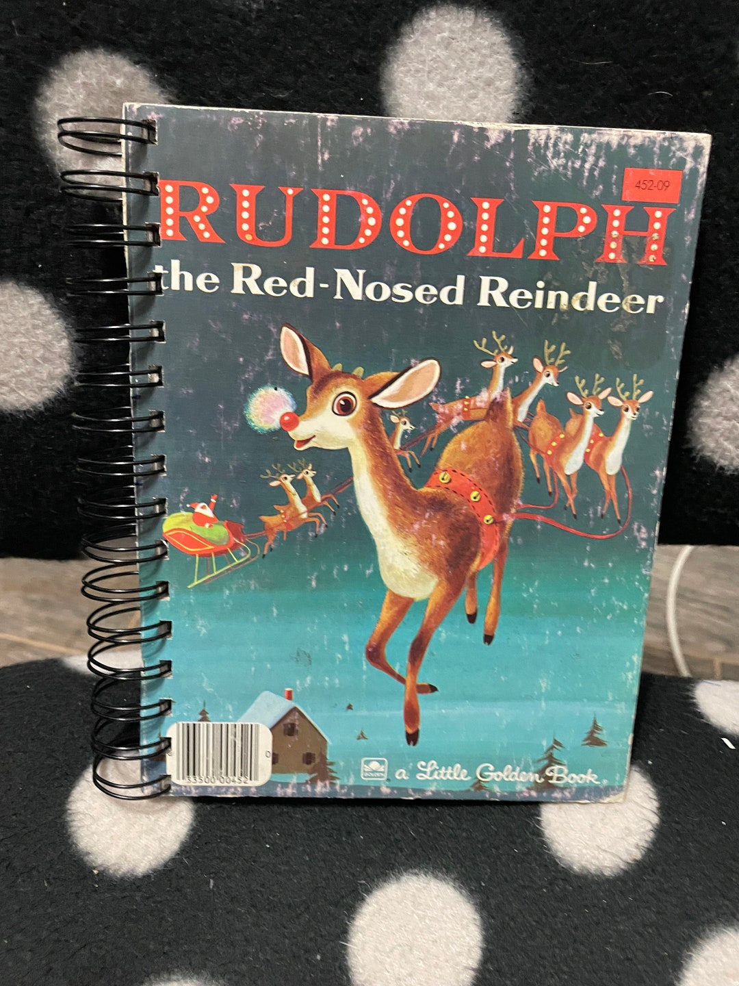 Upcycled Vintage Childrens' Book Wire Bound Notebook-little Golden Book ...