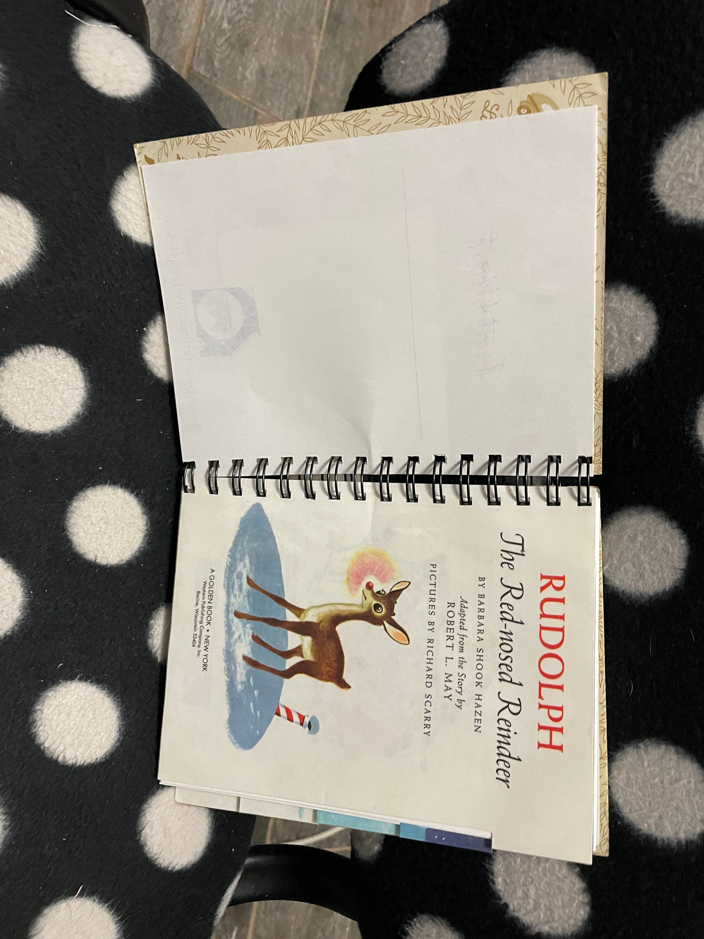 Upcycled Vintage Childrens' Book Wire Bound Notebook-little Golden Book ...