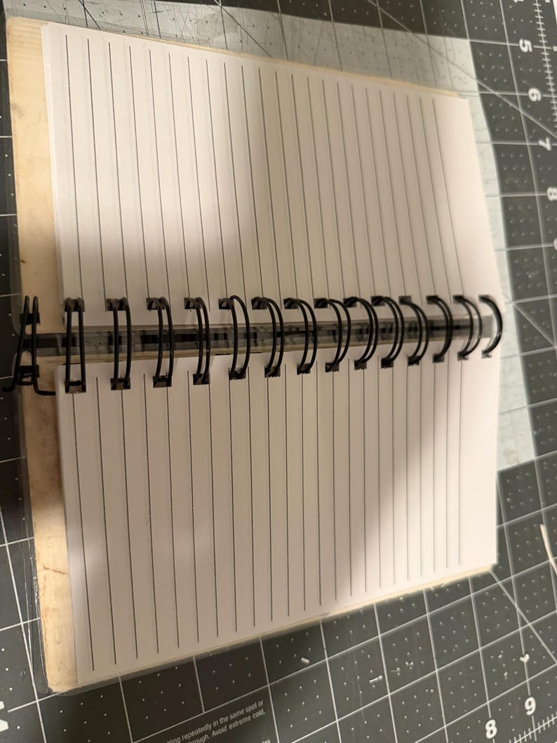 Upcycled Vintage VHS Cover Wire Bound Notebook and FREE Bookmark ...