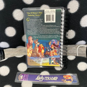 Upcycled Vintage VHS Cover Wire Bound Notebook and FREE Bookmark-lady ...