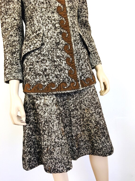 Vintage 1960s CHRISTIAN DIOR / DIORLING Brown Jac… - image 8