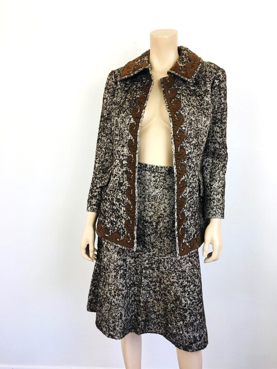 Vintage 1960s CHRISTIAN DIOR / DIORLING Brown Jac… - image 7