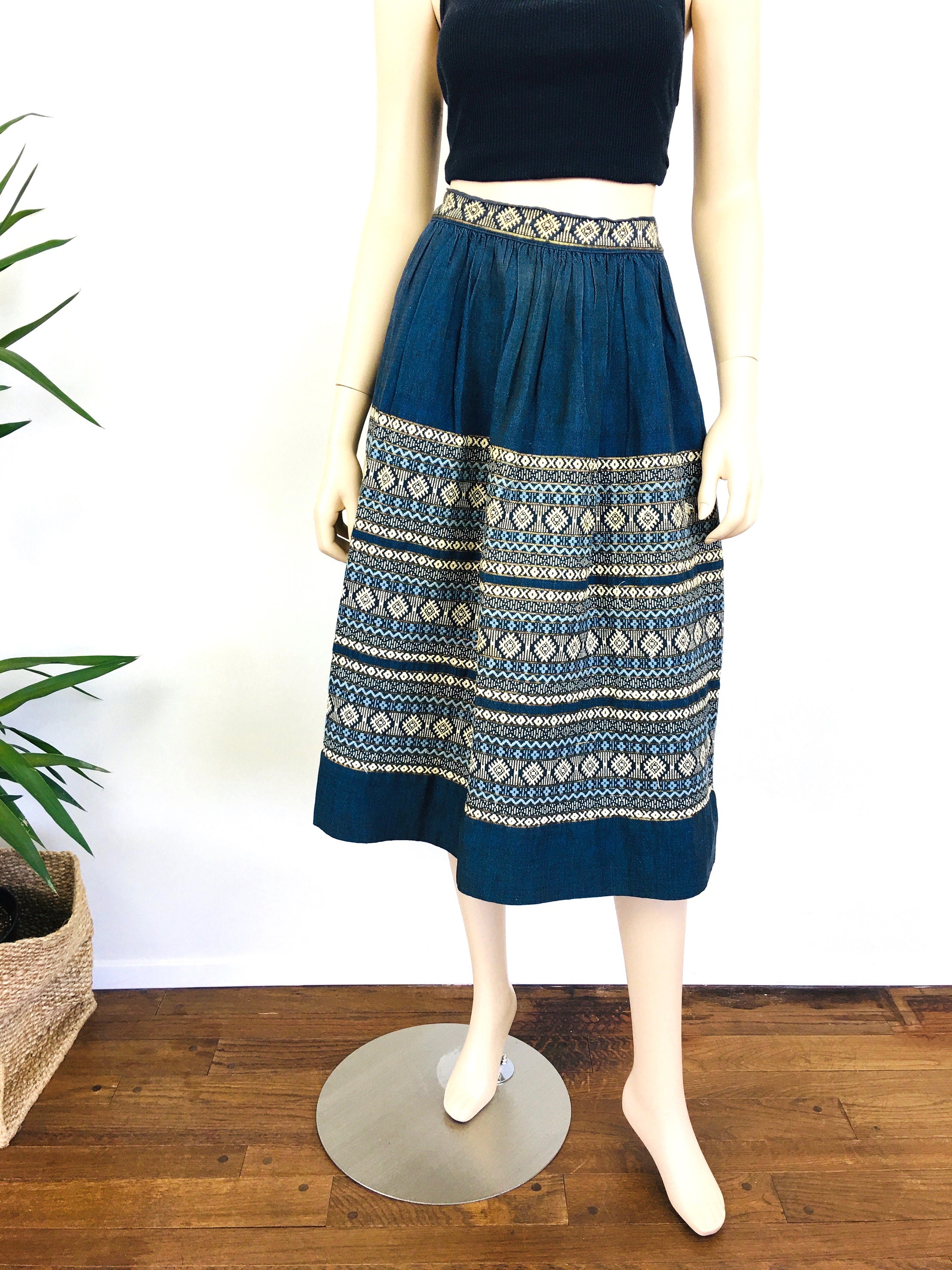 スカート vintage Guatemala hand stitch skirt vintage Guatemala hand stitch skirt