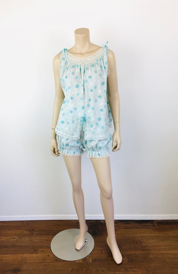 Vintage 1960s BABYDOLL NIGHTY 2pc Set Top and Bloomers Panties Vintage Lingerie Pin up Pajamas Etsy UK