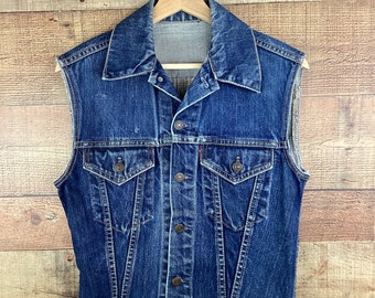 Vintage LEVIS BIG E Denim Jacket / Vest