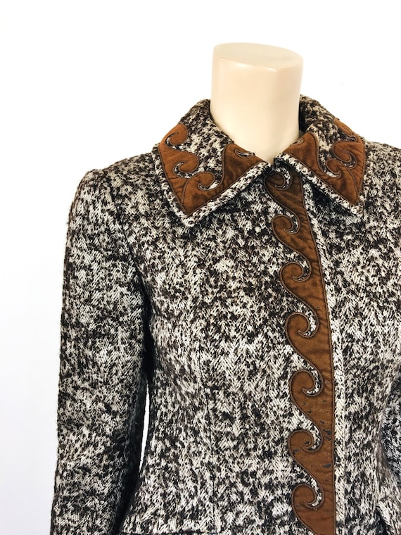 Vintage 1960s CHRISTIAN DIOR / DIORLING Brown Jac… - image 5