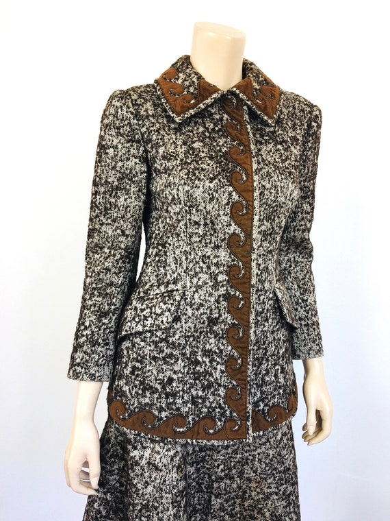 Vintage 1960s CHRISTIAN DIOR / DIORLING Brown Jac… - image 4