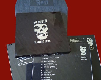 Rare The Misfits 4 CD box set 1st pressing with special static age case CD 1996 Caroline coffin case Danzig Jerry Only Doyle horror punk