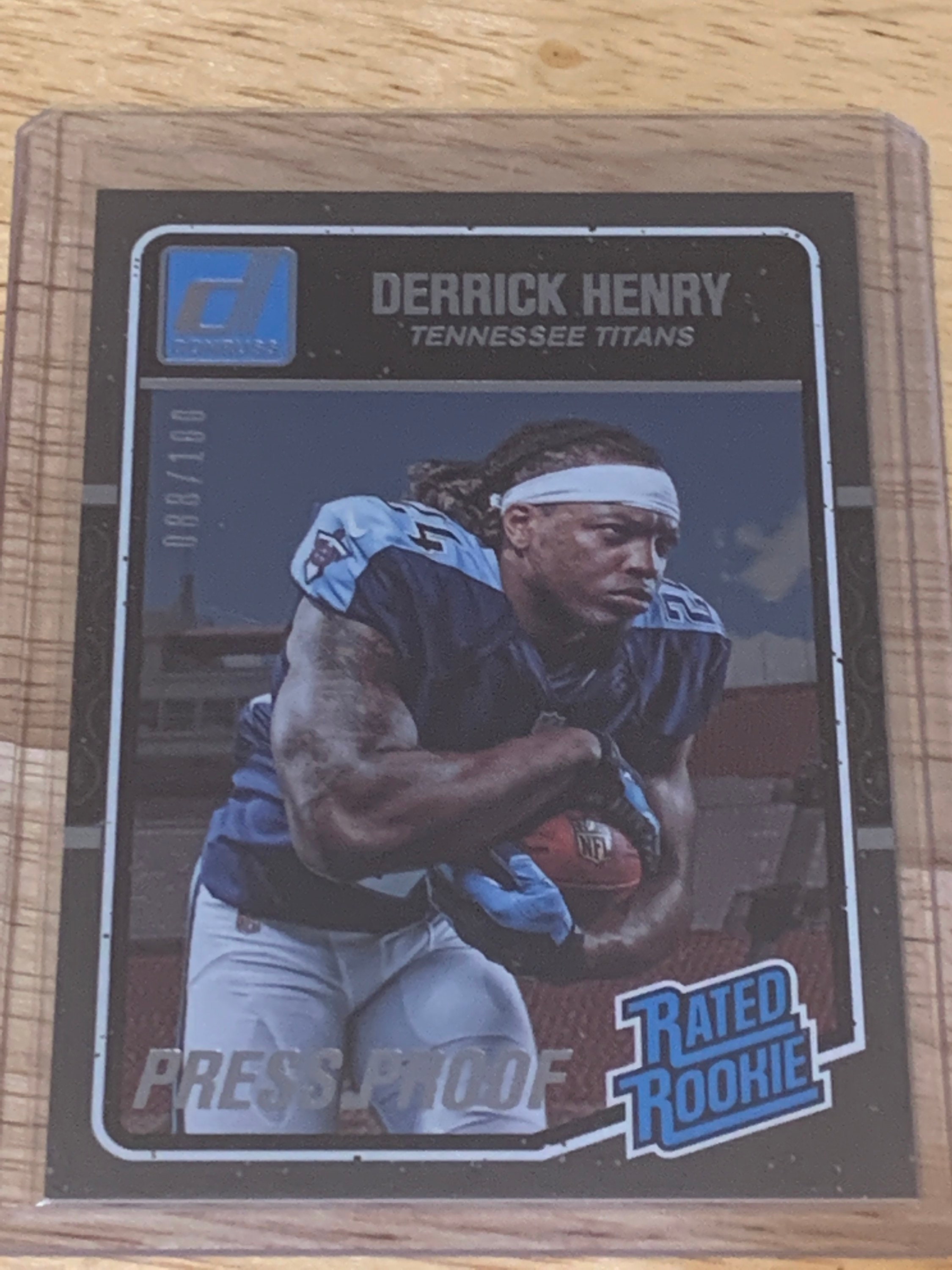 Derrick Henry '16 Donruss Silver Press Proof #365 Rare Ltd Derrick Henry '16 Donruss Silver Press Proof #365 Rare Ltd
