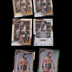 WWE Drew McIntyre 6x card lot 2022 Panini wwe NXT 2.0 #124 base + parallels green grey gold WWF  stocking stuffer