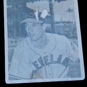 Rare 1948 Bowman Bob Feller #5 Cleveland Guardians Baseball Hall of Fame