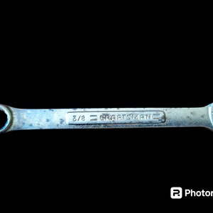 Craftsman 44693 SAE 3/8&quot; 12 Point Combination Wrench forged in USA combo wrench automotive mechanic tools