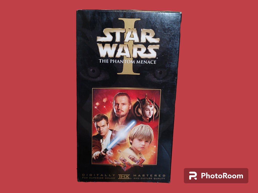 Lucasfilm Ltd Thx Digitally Mastered Star Wars 1 the Phantom Menace Original VHS Tape VCR Digitally Mastered