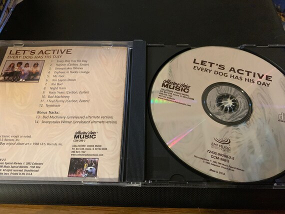 Rare Lets Active Every Dog Had His Day Cd Indie Jangle Rock Etsy