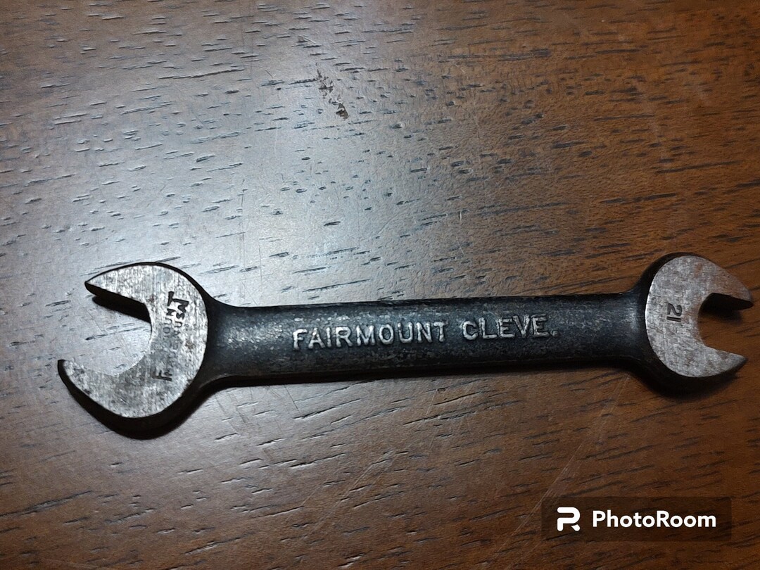 Vintage Fairmount Open End Wrench Fairmount Cleve. 21 5/16 and 13/32