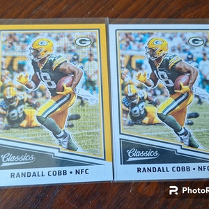 Randall Cobb ‘17 Panini Classics #81 serial numbered 2 parallels gold 58/99 and parallel base 137/199 Green Bay Packers serial numbered