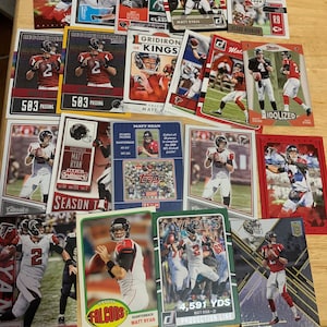 Matt Ryan 20 card lot #2 + ‘17 Panini Classics /299 ‘08 topps puzzle inserts parallels base Atlanta Falcons Stocking Stuffer Julio Jones