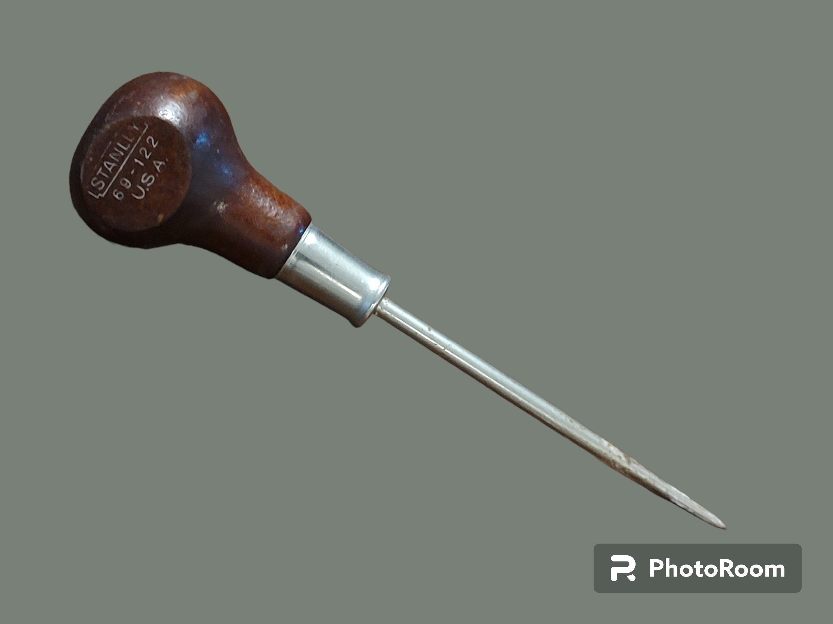 Stanley Scratch Awl, Wood Handle