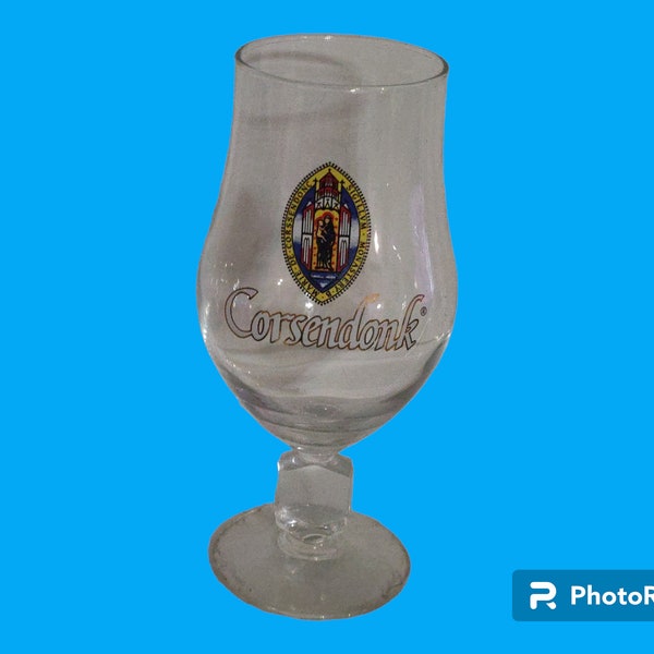 Corsendonk Belgian Beer tulip shaped diamond Stemmed Glass 0.33L Beer Glass Stemmed Pilsner Style Pilsner Beer Glass barware lager Pils