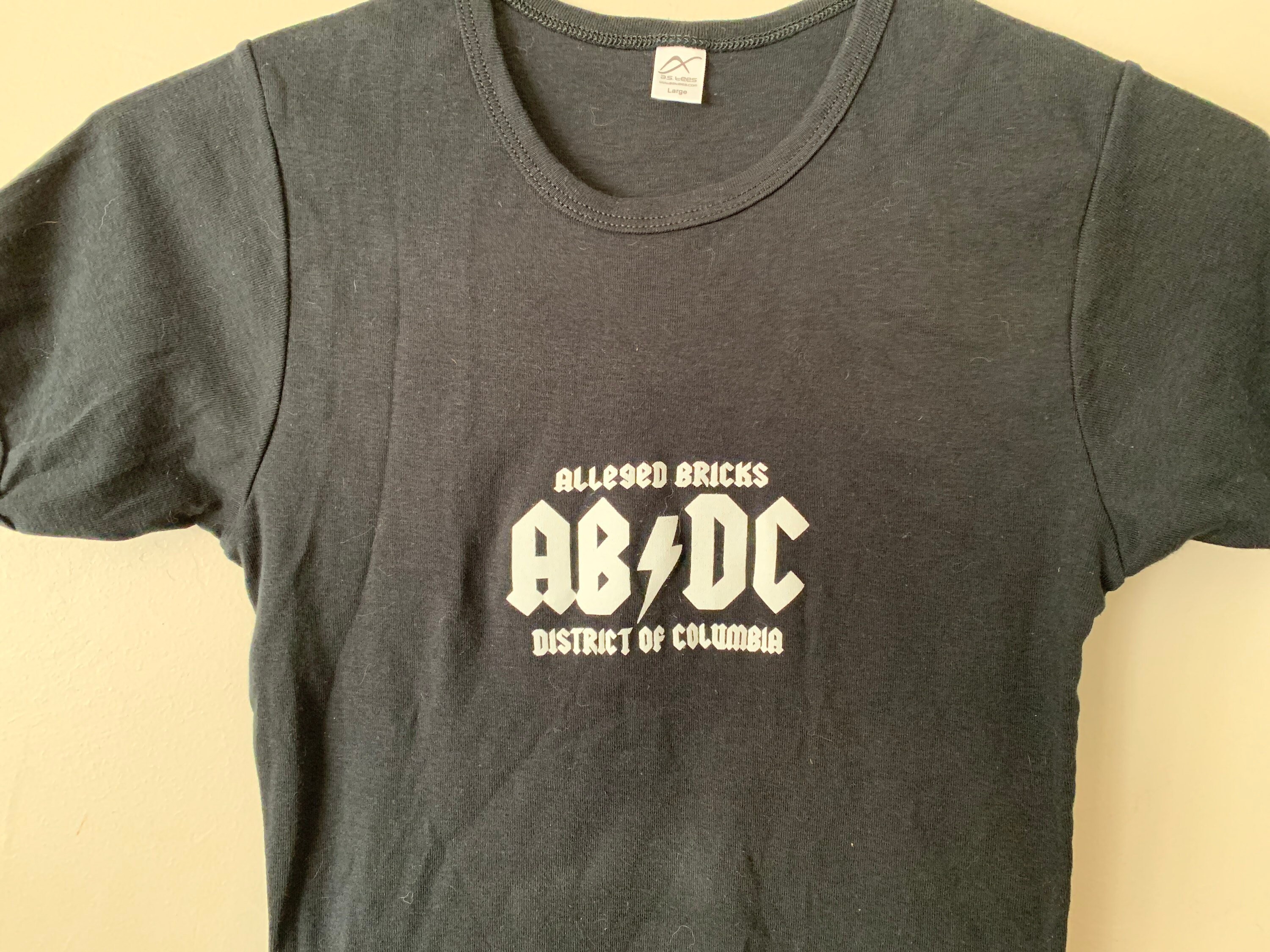 Vintage Alleged Bricks AC/DC Logo Ab/dc Washington DC