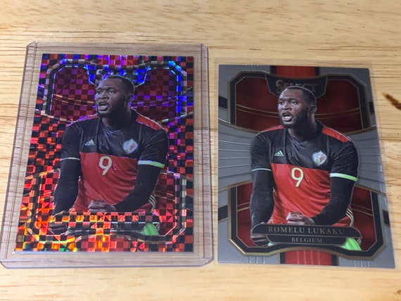 Rare '17-18 Panini Select Checkerboard Prizm #48 Romelu Lukaku Soccer Card  + Bonus Base Card Futbol Football Belgium Chelsea Man United - Etsy
