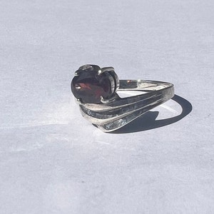 Ruby Sterling Silver Ring