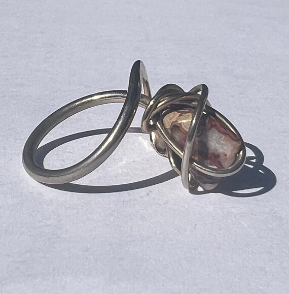 Leopard Skin Jasper Stone Ring - image 5