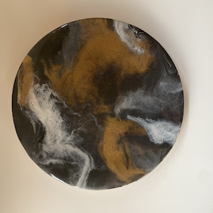 12&quot; Lazy Susan - Resin and Wood Lazy Susan