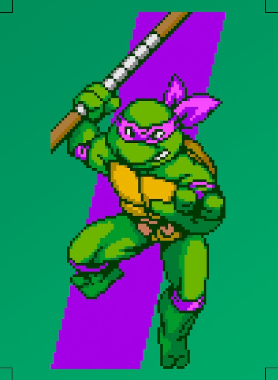Turtles in Time Arcade Character Select Portrait Posters - Etsy
