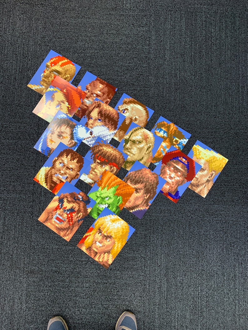 Super Street Fighter 2 Turbo Character Select Theme Retro Street Fighter 2 Super Turbo Character Select Screen - Etsy