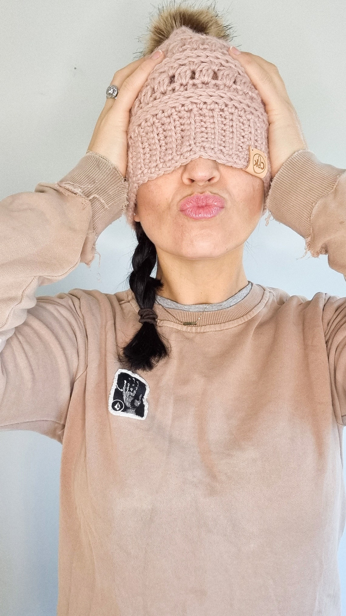 Marie Beanie / Häkelbeanie für Frauen / Merino Beanie / Handgemachte