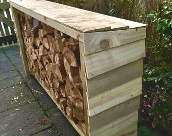 Log store / log storage box  165cm -  FREE mainland UK delivery! Larger sizes available in listing