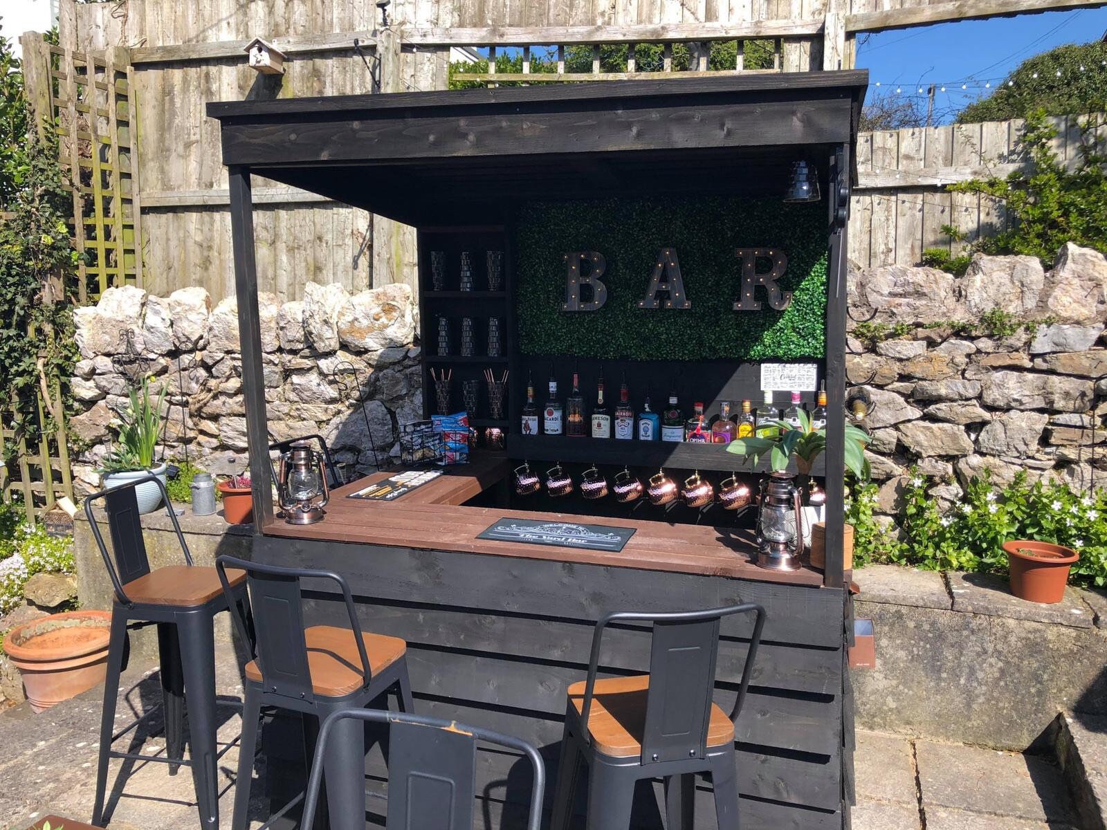 Garden Bar New Lower Price Treated Wood Barbaydos Etsy UK