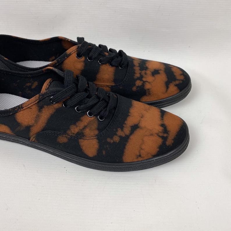 Bleach Canvas Sneakers Bleach design shoes custom bleach shoes Etsy