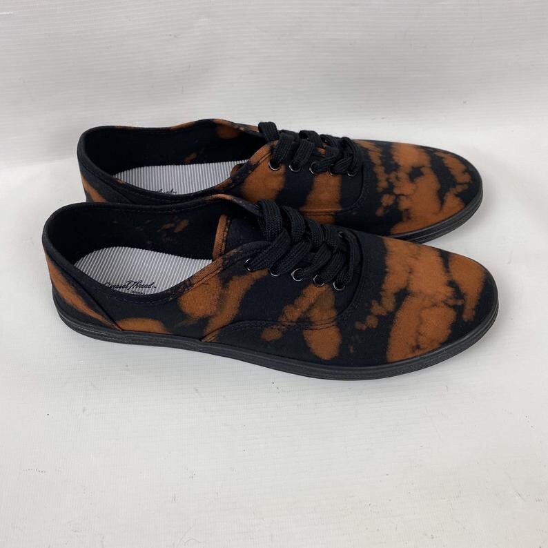 Bleach Canvas Sneakers Bleach design shoes custom bleach shoes Etsy