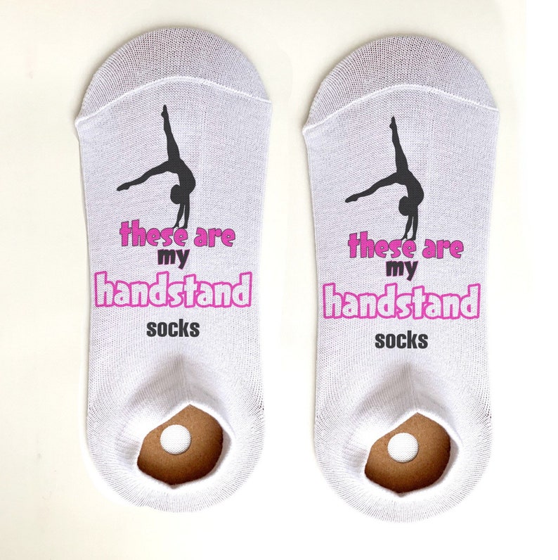 Gymnast Printed Trainer Handstand Socks Gymnastics Gift Party Etsy Australia