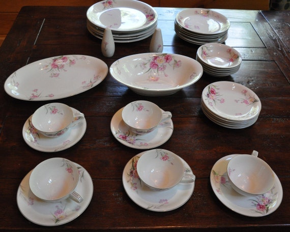 Noritake Nippon Toki Kaisha Japan Pink Carnation China - Etsy