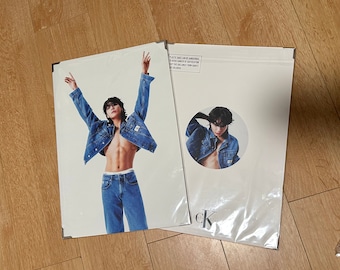 Fan Made BTS Jungkook Abs Calvin Klein Premium Foto