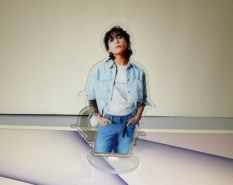 BTS Jungkook Calvin Klein Denim Acrylic Standee