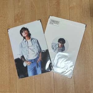 Fan Made BTS Jungkook Calvin Klein Denim Fit Premium Photo