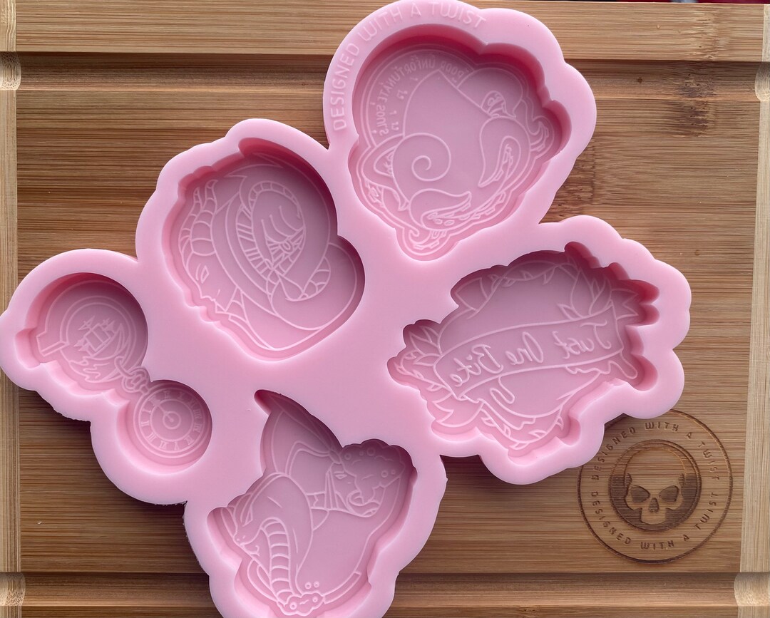 Villains Wax Melt Silicone Mold for Resin. Wax Melt Silicone Mould